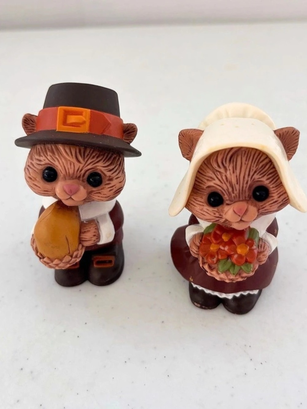Pilgrim Squirrel Salt and Pepper Shakers Brown & Cream